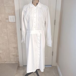 White Collared Dress